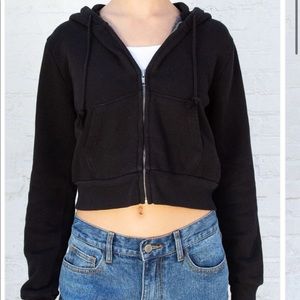 Brandt Melville Crystal Hoodie Cropped